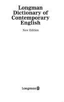 Copertina  Longman dictionary of contemporary English