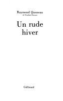Copertina  Un rude hiver