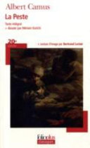 Copertina  La peste