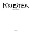 Copertina  Kriester