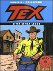 Copertina  Tex : Città senza legge
