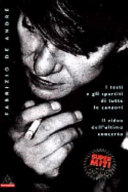 Copertina  Fabrizio De Andrè