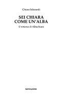 Copertina  Sei chiara come un'alba : il romanzo di Albachiara