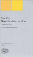Copertina  Filosofia della musica