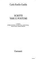 Copertina  5.[1]: Scritti vari e postumi