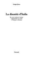 Copertina  La disunità d'Italia