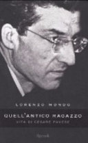Copertina  Quell'antico ragazzo : [ vita di Cesare Pavese]
