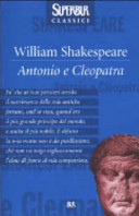 Copertina  Antonio e Cleopatra