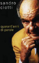 Copertina  Quarant'anni di parole