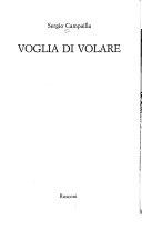 Copertina  Voglia di volare
