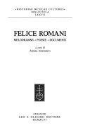 Copertina  Felice Romani
