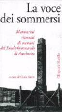 Copertina  La voce dei sommersi