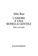 Copertina  L'amore è una budella gentile