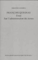 Copertina  Essai sur l'administration des terres