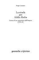 Copertina  La strada per Addis Abeba