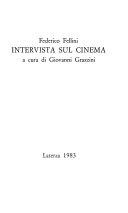 Copertina  Intervista sul cinema
