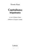 Copertina  Capitalismo inquinato