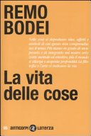 Copertina  La vita delle cose
