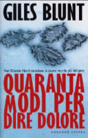 Copertina  Quaranta modi per dire dolore