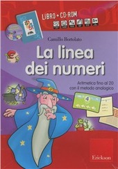Copertina  La linea dei numeri : aritmetica fino al 20 con il metodo analogico