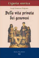 Copertina  Della vita privata dei genovesi