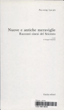 Copertina  Nuove e antiche meraviglie : racconti cinesi del Seicento