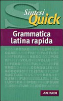 Copertina  Grammatica latina rapida